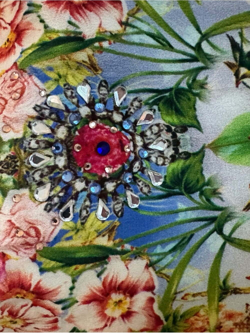 Camilla Multicolor Floral Spaghetti-Strap Dress - Picture 8 of 9